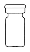 vial containing the medication